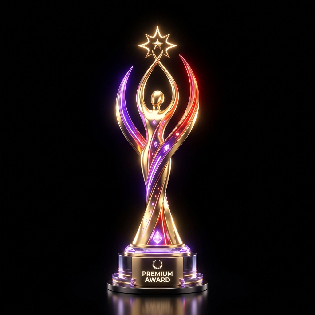 CallRank Premium Healthcare Marketing Award Trophy